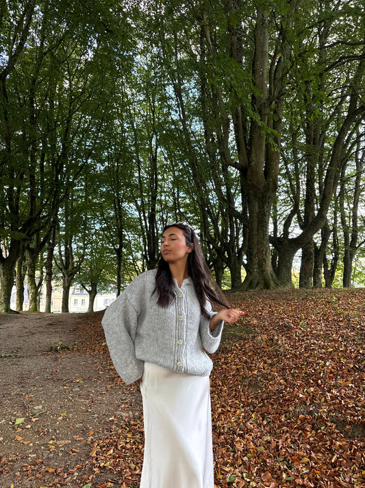 GILET SANDRINE GRIS