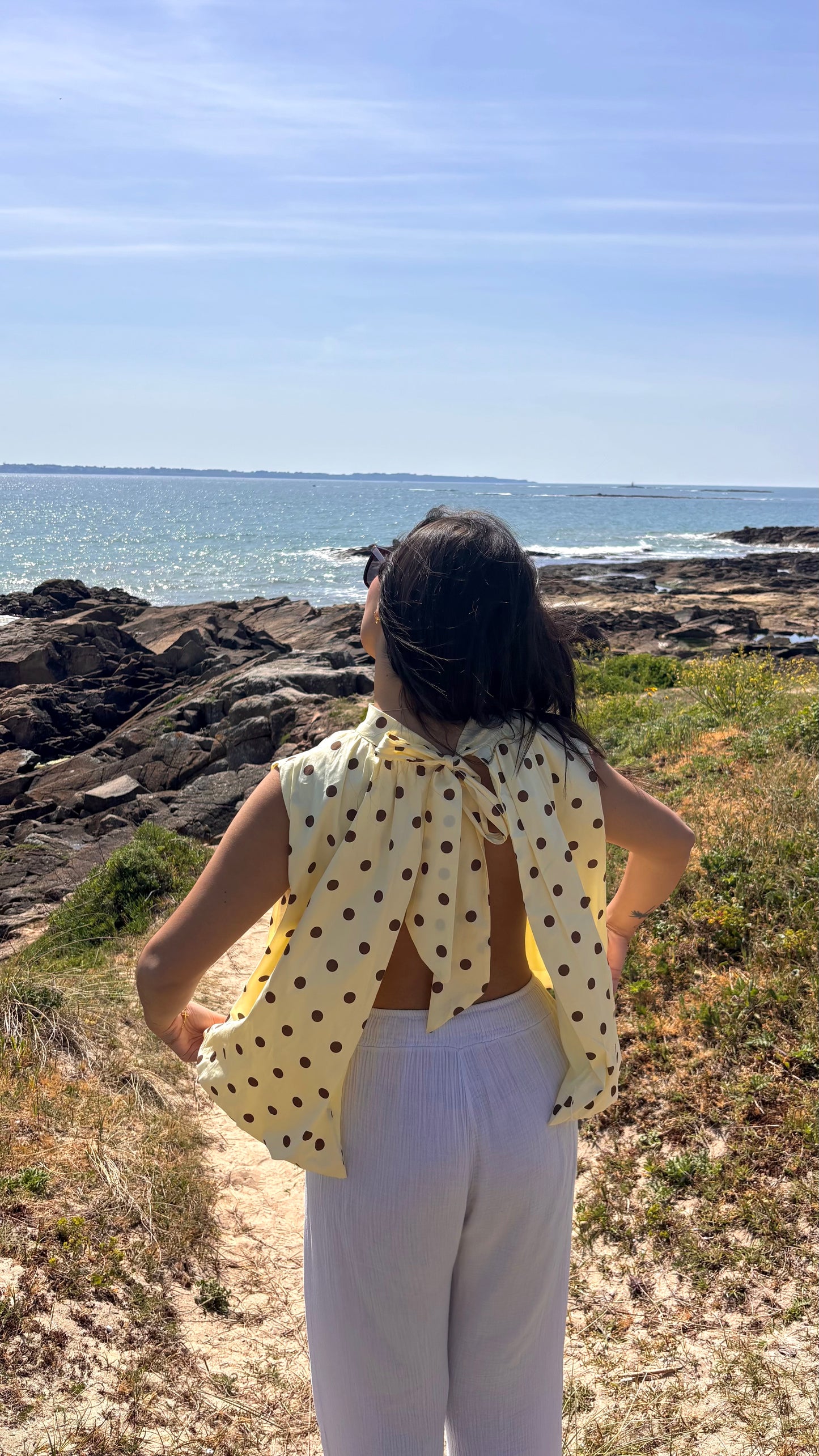 BLOUSE LILY JAUNE.