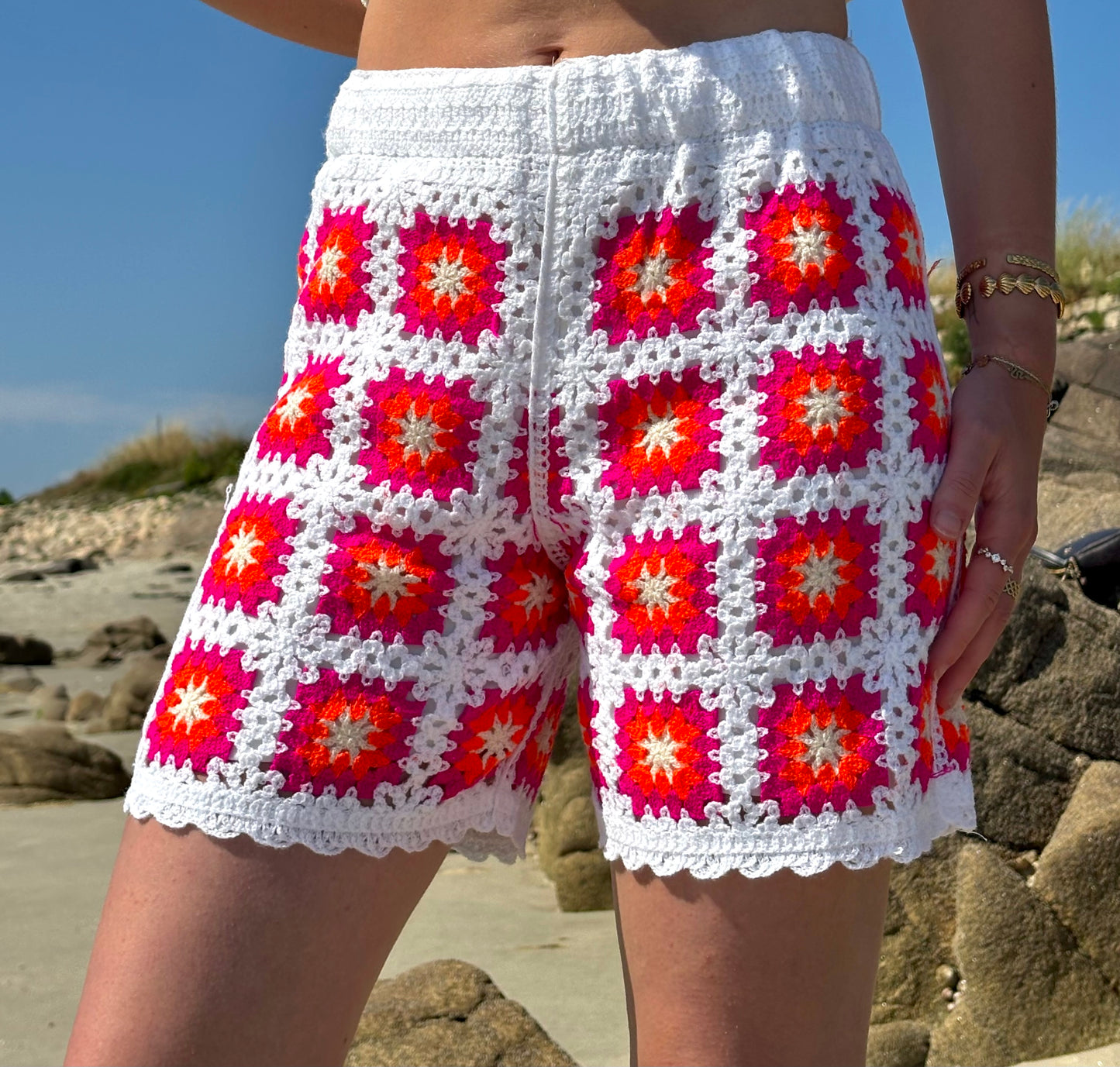 SHORT ZOÉ BLANC