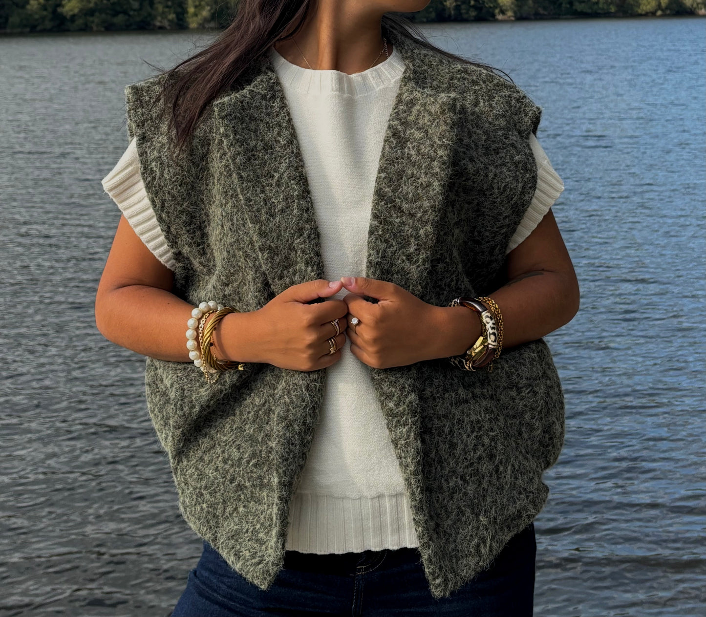 VESTE JEANNE KAKI