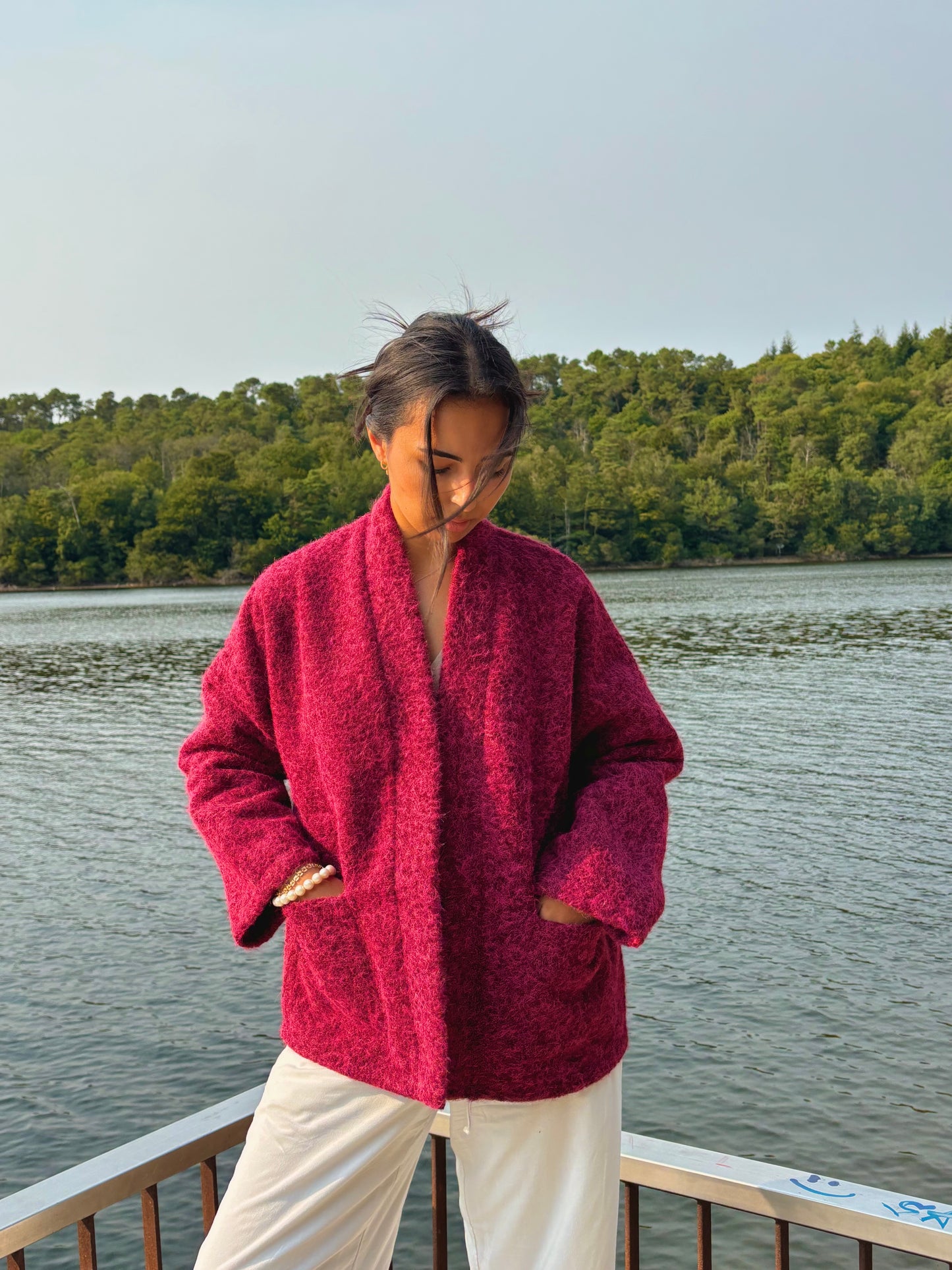 MANTEAU CELIA BORDEAUX