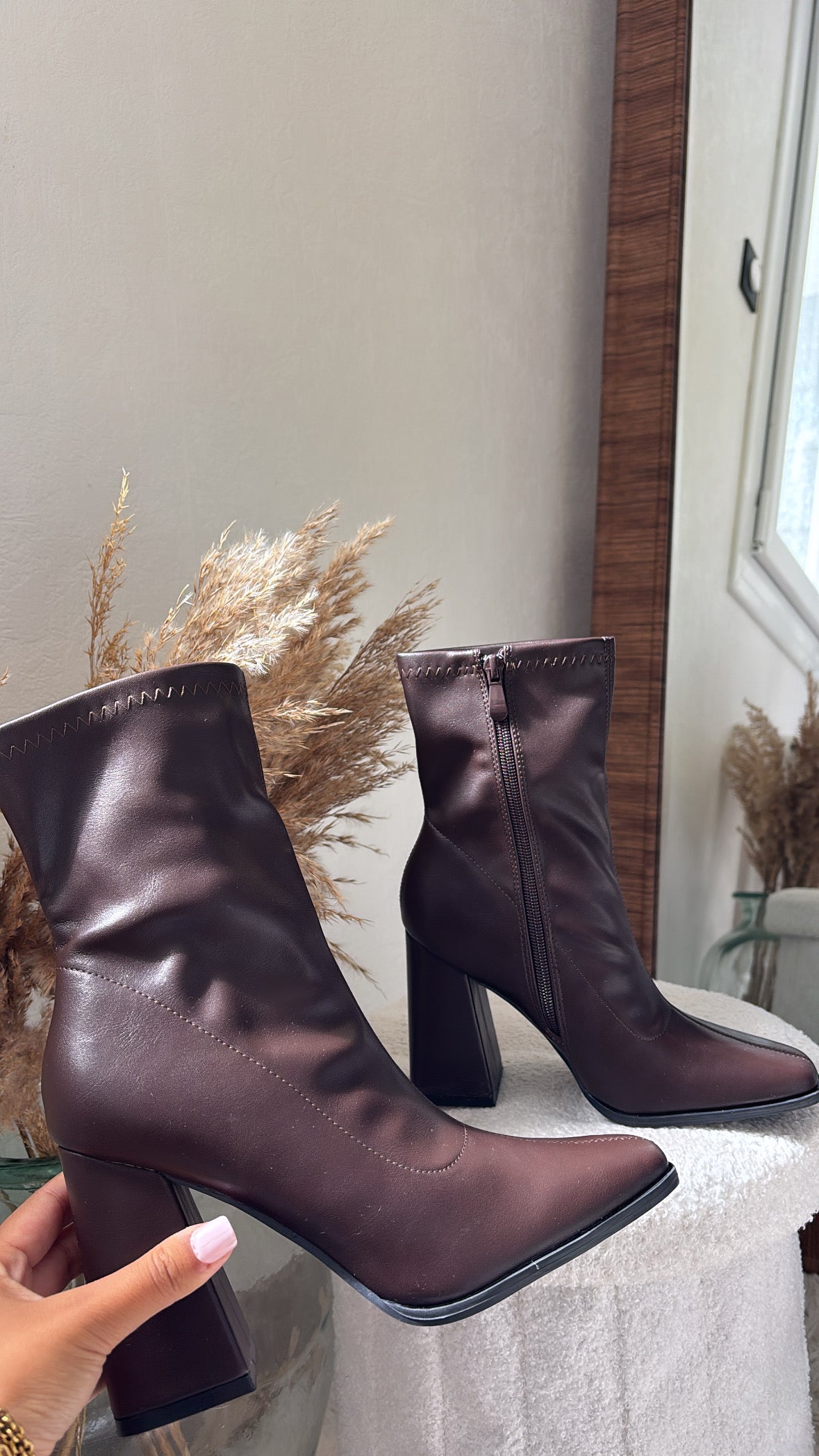 BOTTINES CHOCO