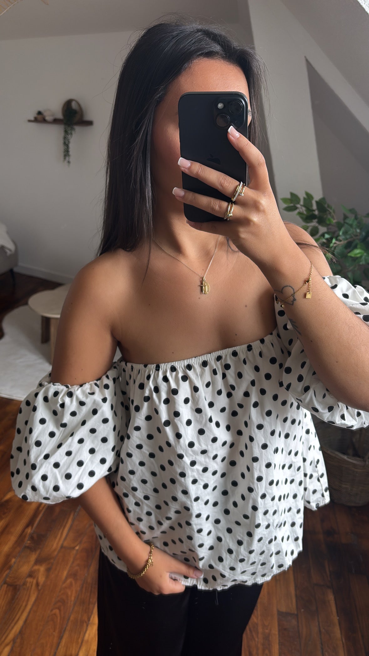 BLOUSE CLÉMENCE BLANCHE.