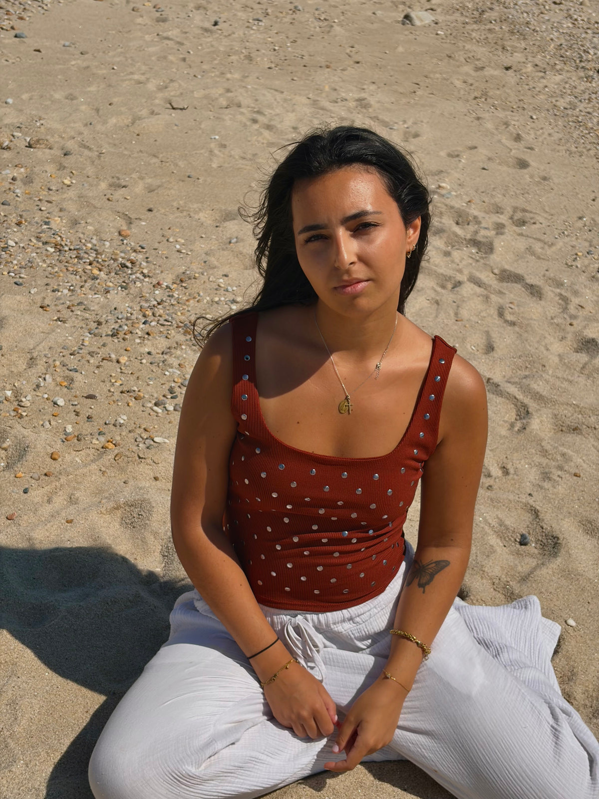 TOP MAËLLE TERRACOTA