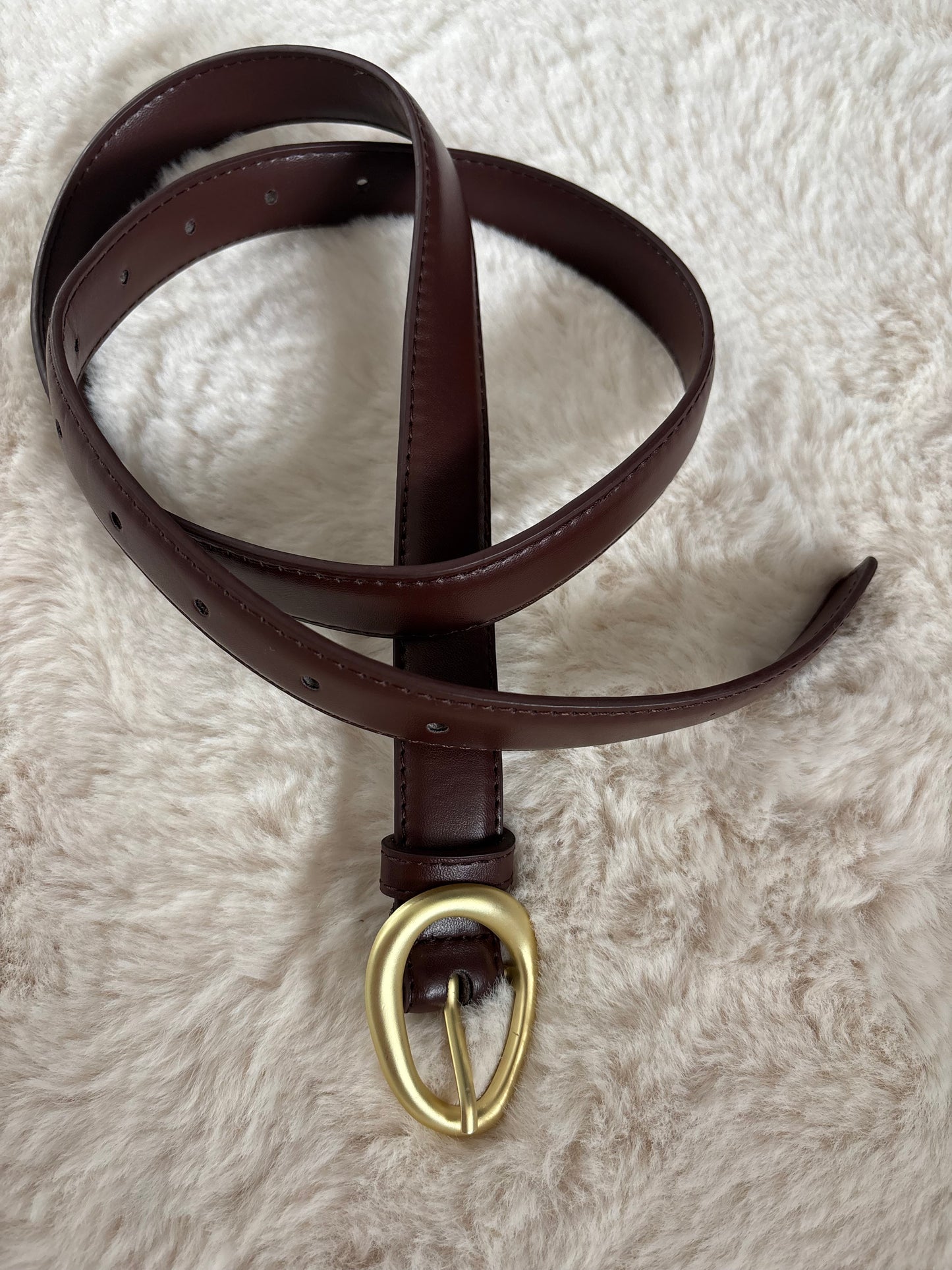 CEINTURE LILOU MARRON