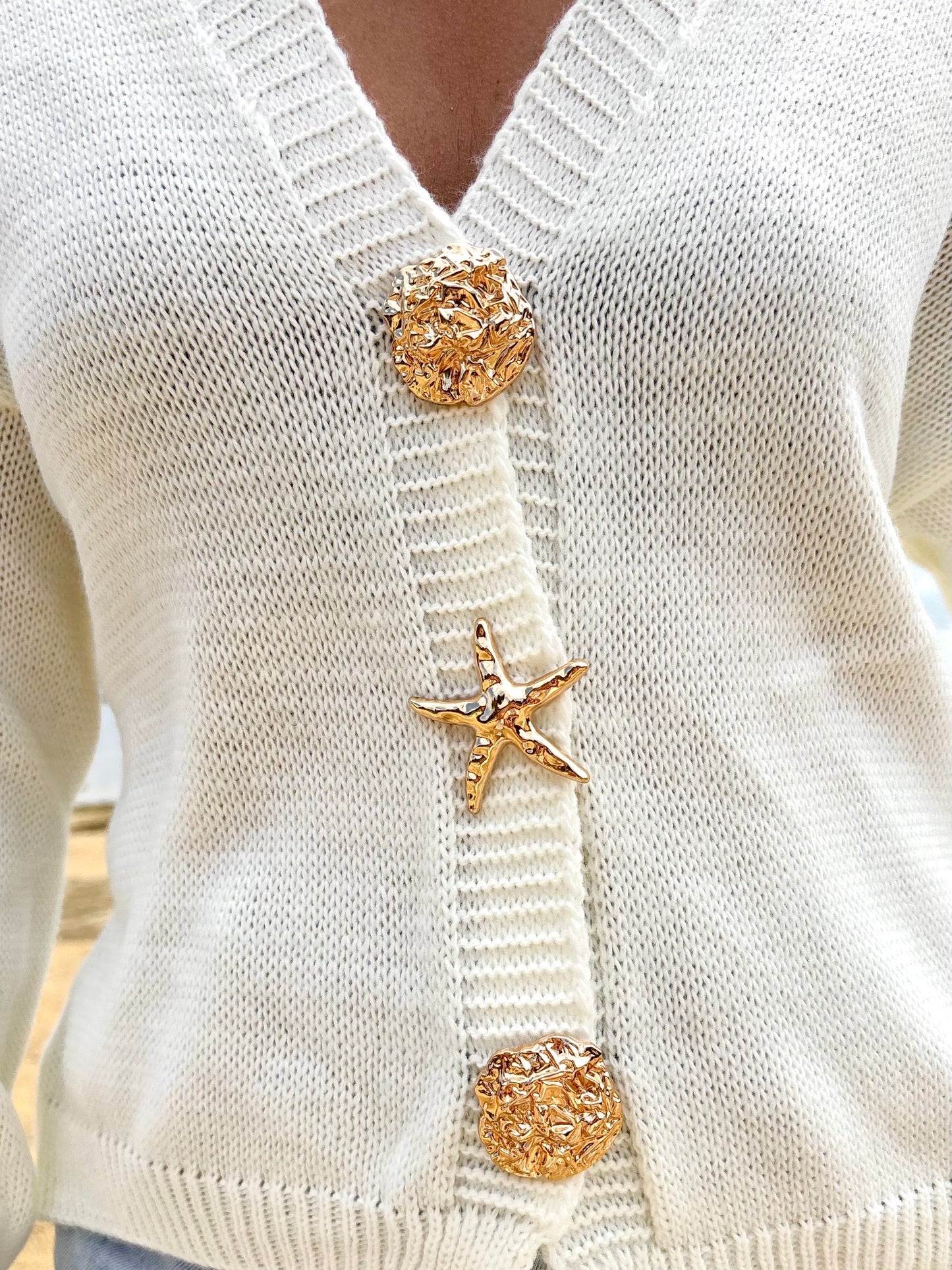 GILET ELISE BLANC