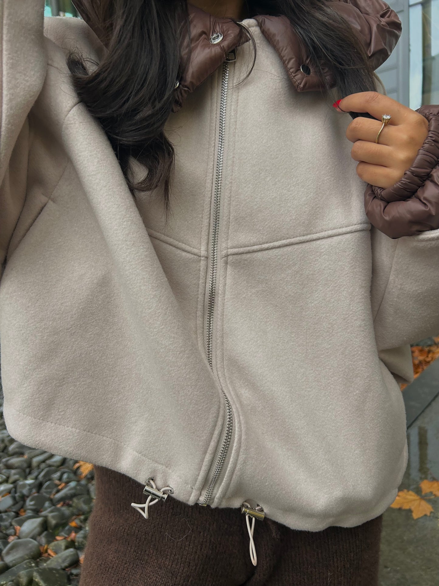 MANTEAU CAMILLE BEIGE