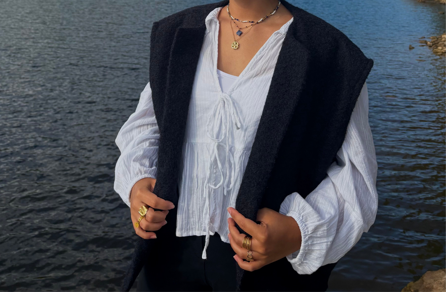 VESTE JEANNE NOIR