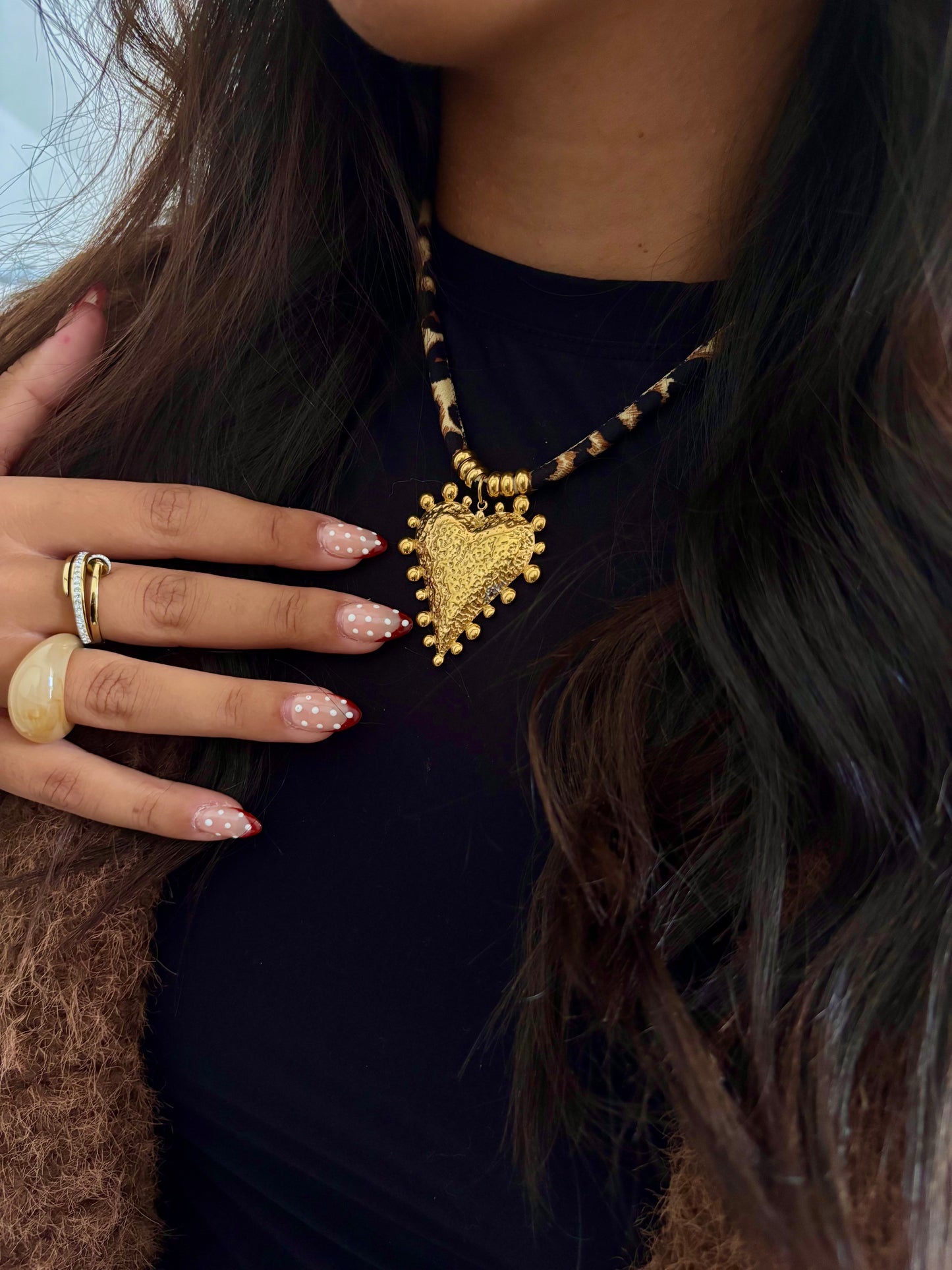 COLLIER CŒUR LEO