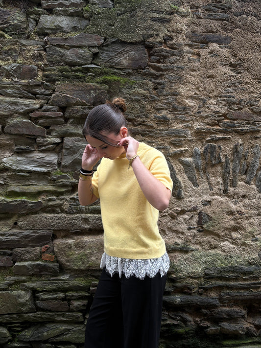 PULL ELSA JAUNE