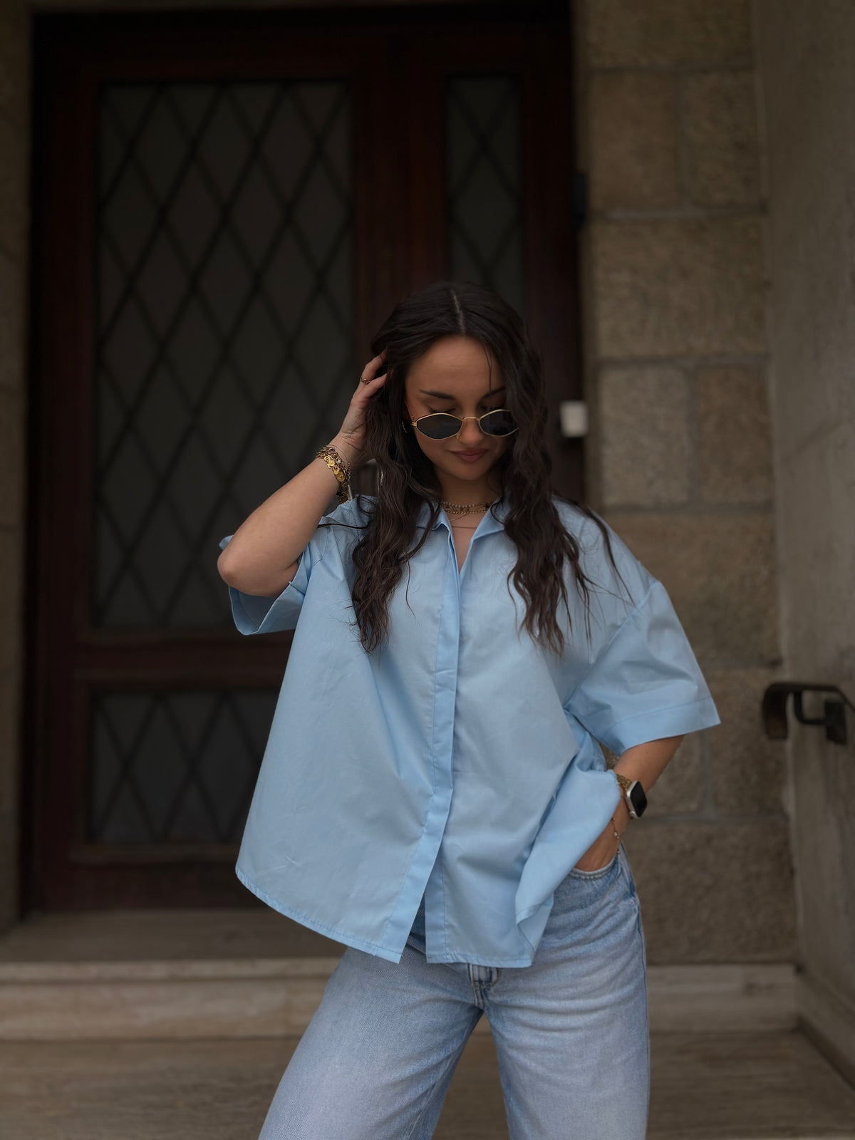 CHEMISE BLEUENN*