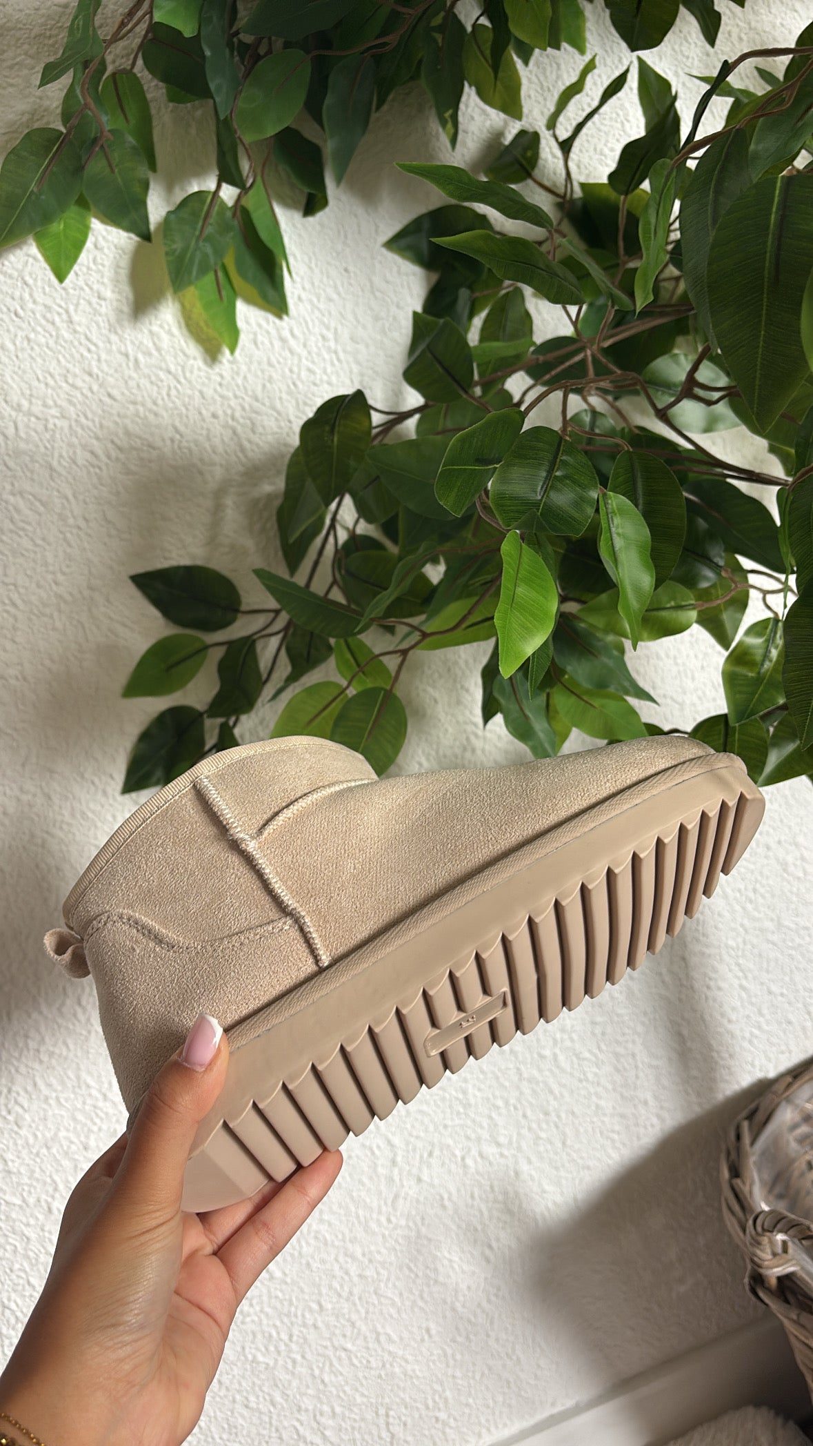 BOTTINES FOURRÉES BEIGE