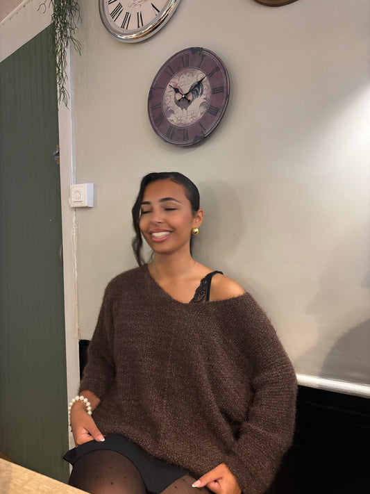 PULL CHLOÉ MARRON