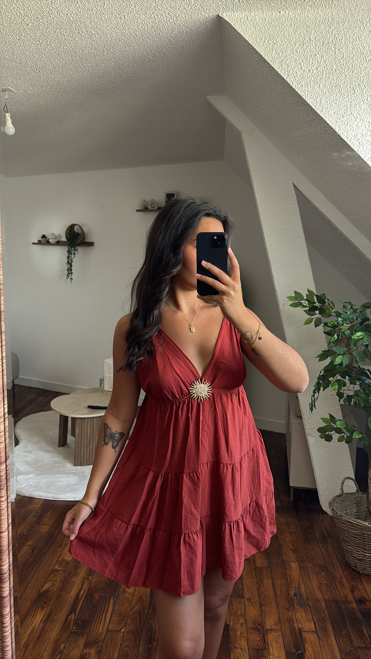 ROBE COURTE JULIA TERRACOTA précommande (expédition vendredi 12 juin)