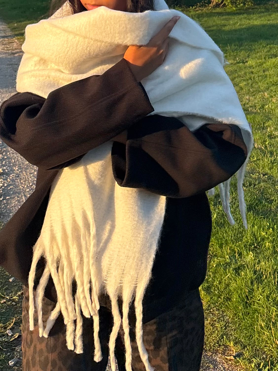 ÉCHARPE BLANCHE 🤍