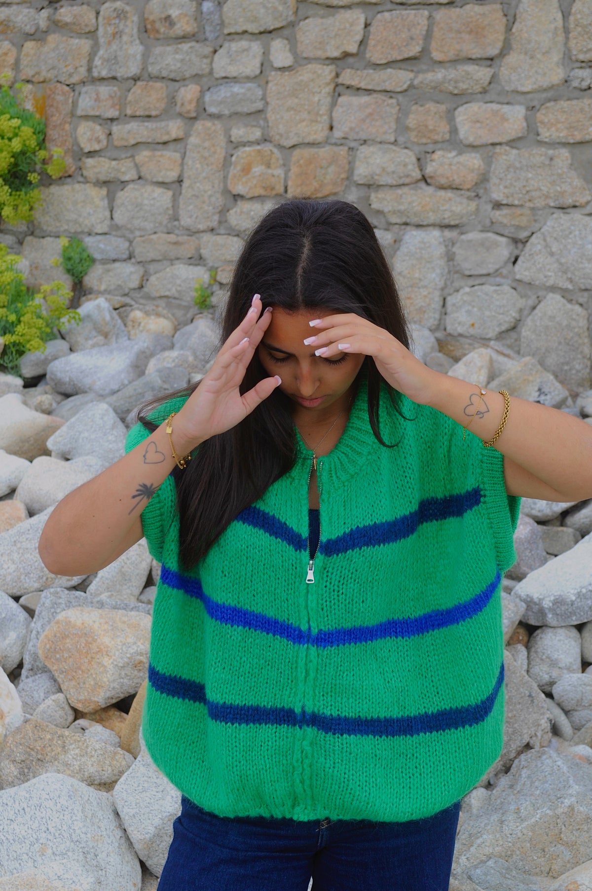 GILET LOLA VERT