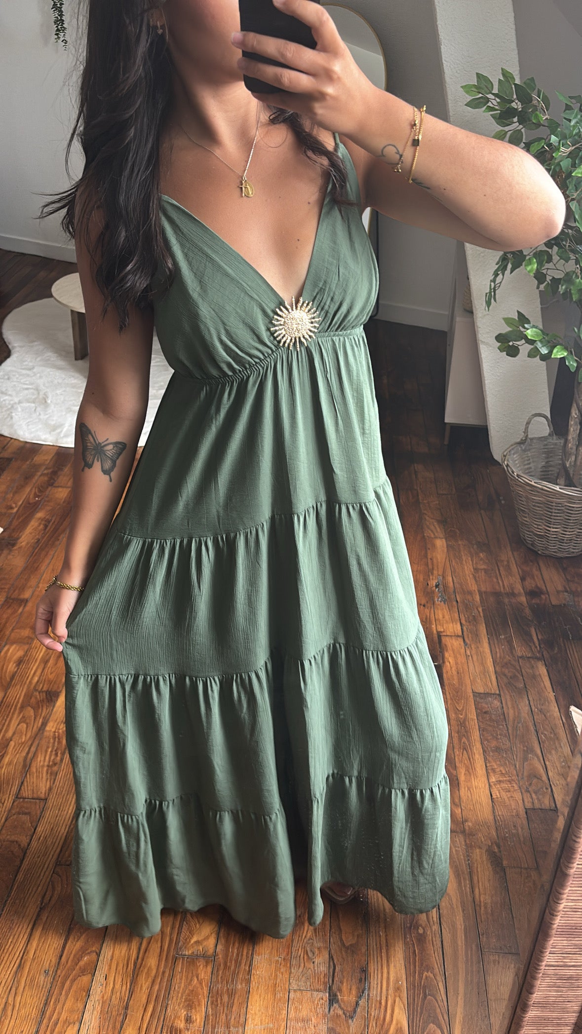 ROBE LONGUE JULIA KAKI