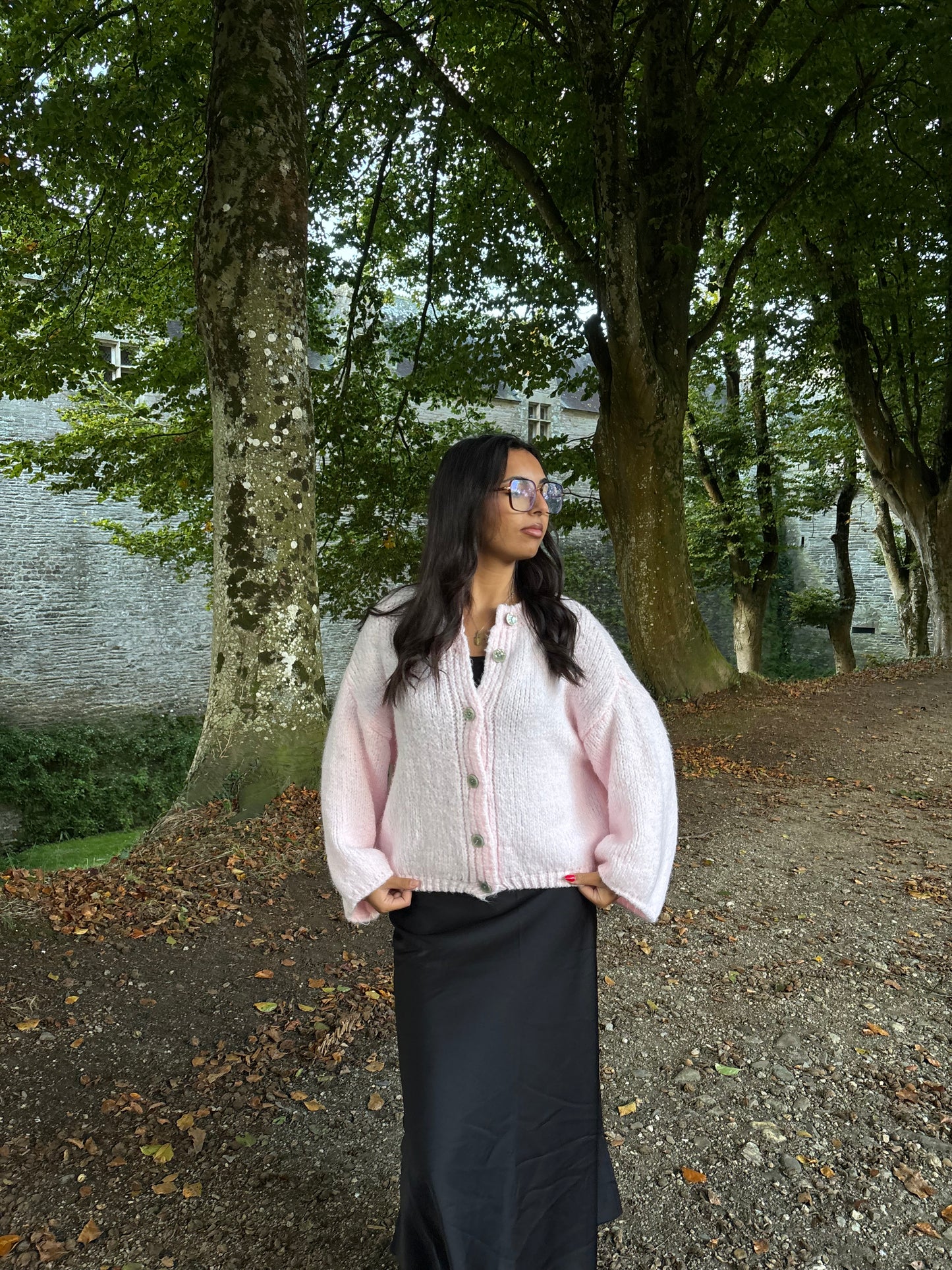 GILET SANDRINE ROSE
