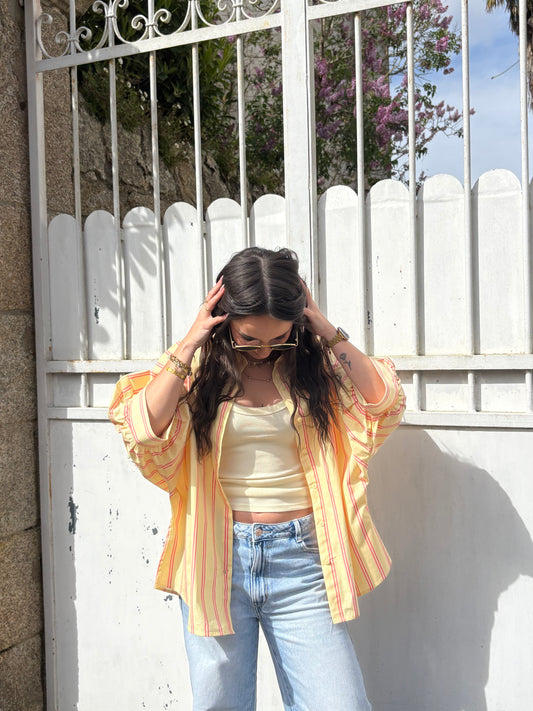 CHEMISE SACHA JAUNE.