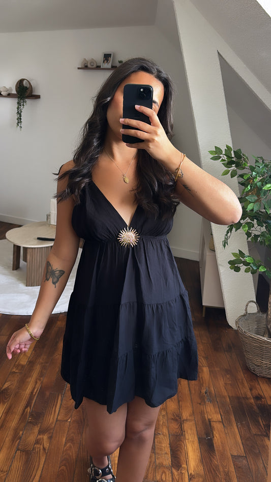 ROBE COURTE JULIA NOIRE