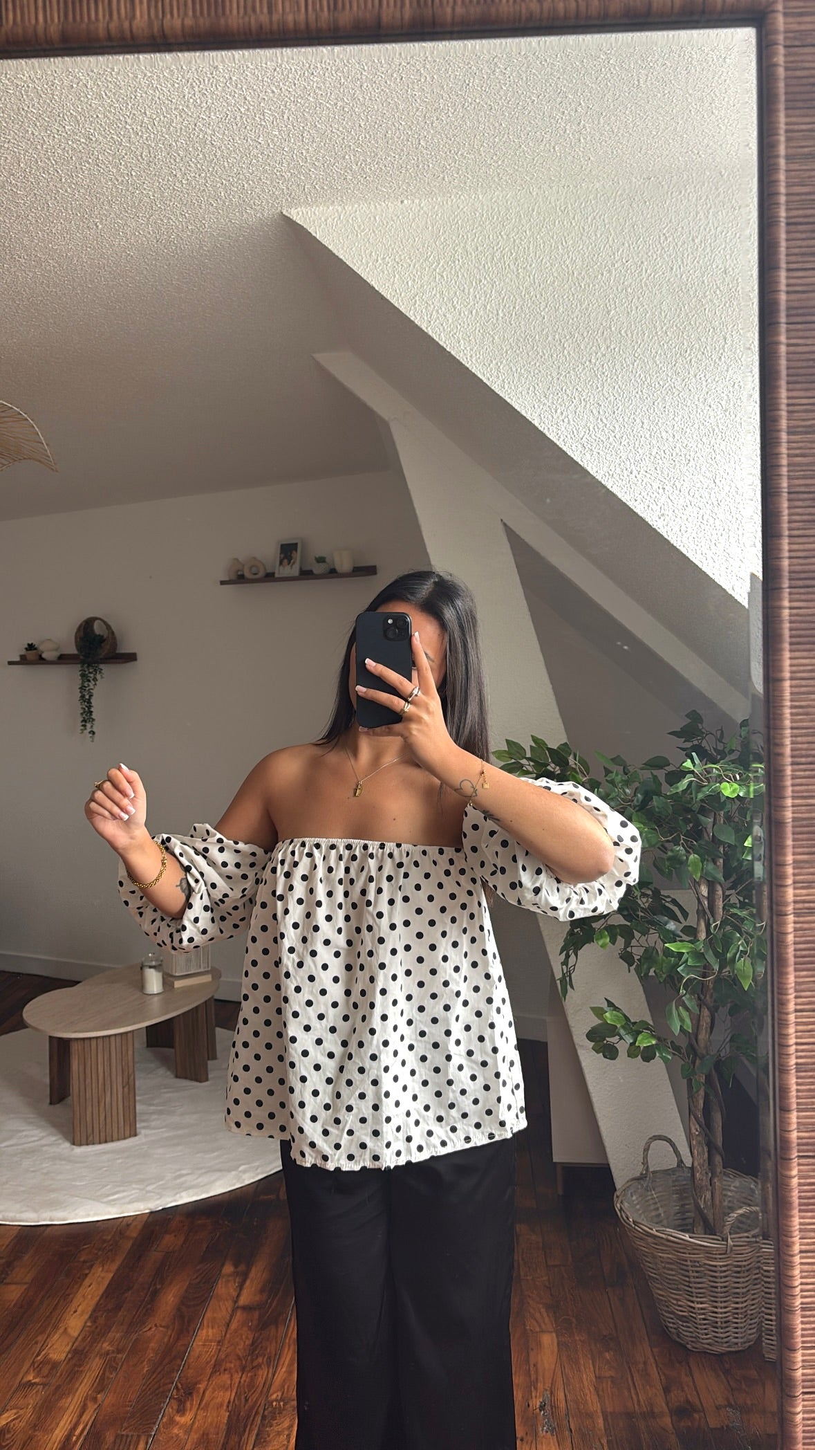 BLOUSE CLÉMENCE BLANCHE.