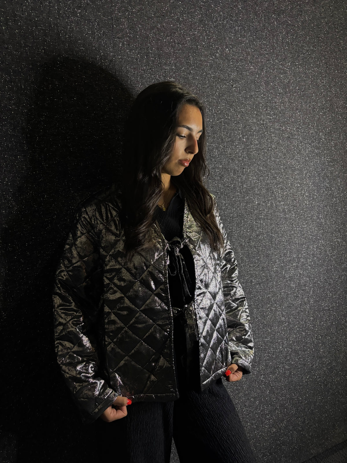 VESTE ABBY ARGENTÉ