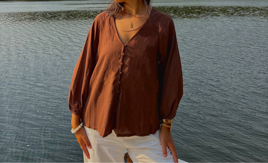 CHEMISE LAURE CHOCO