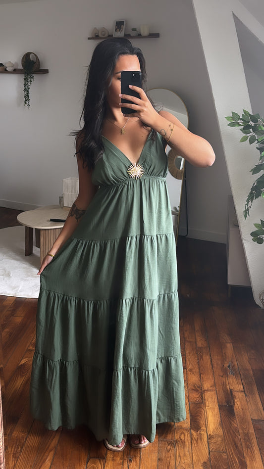ROBE LONGUE JULIA KAKI