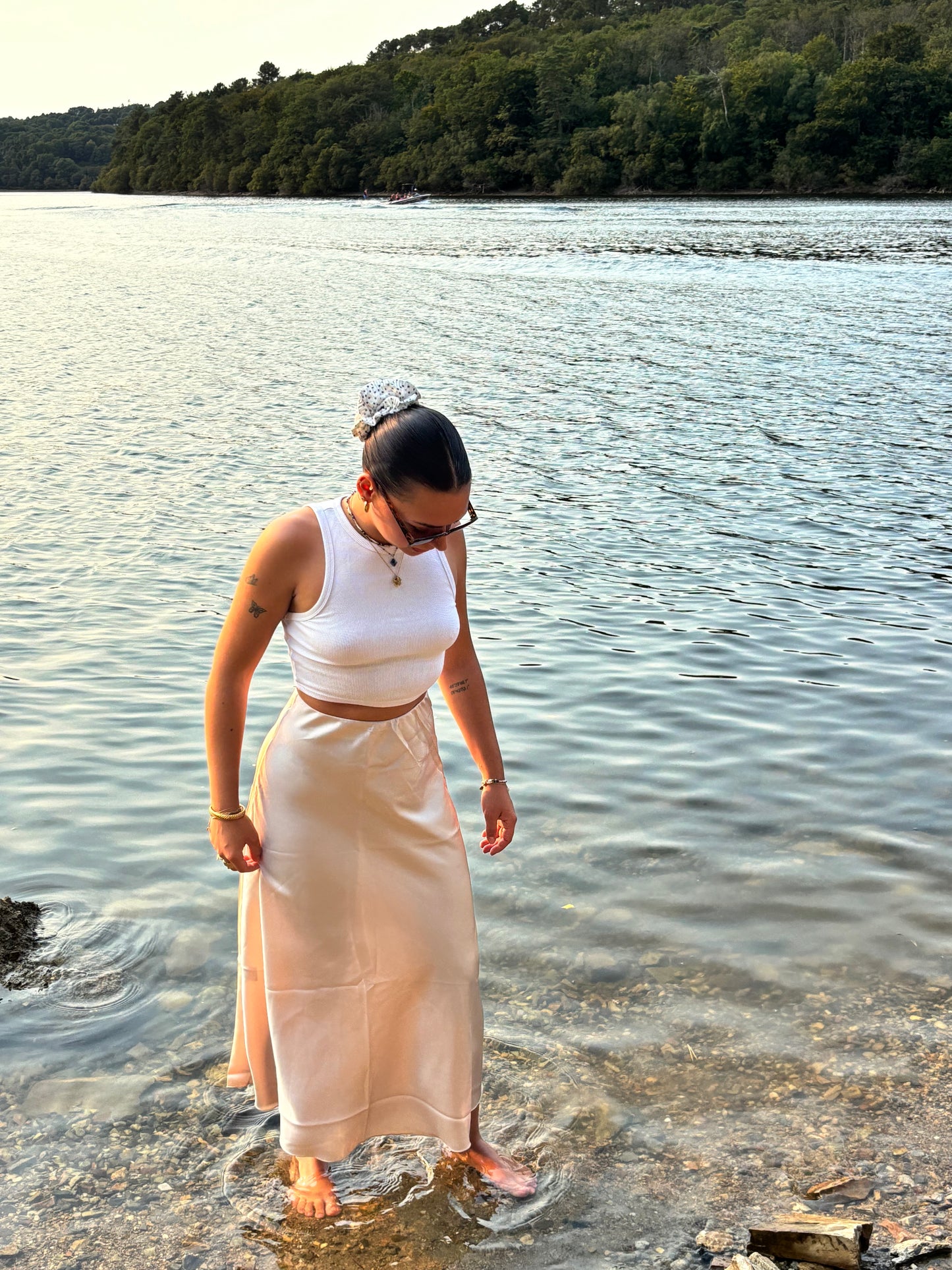 JUPE CÉLINE BEIGE