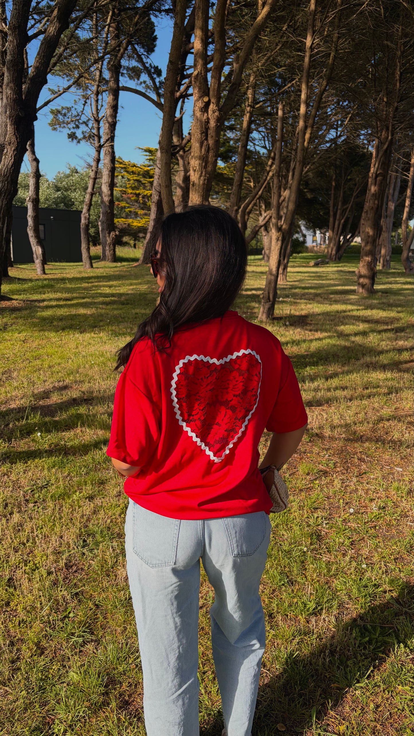 T-SHIRT LOVA ROUGE