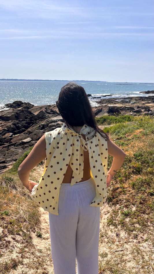 BLOUSE LILY JAUNE.