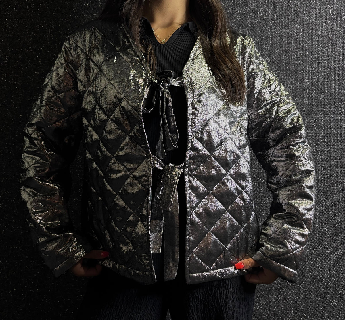 VESTE ABBY ARGENTÉ