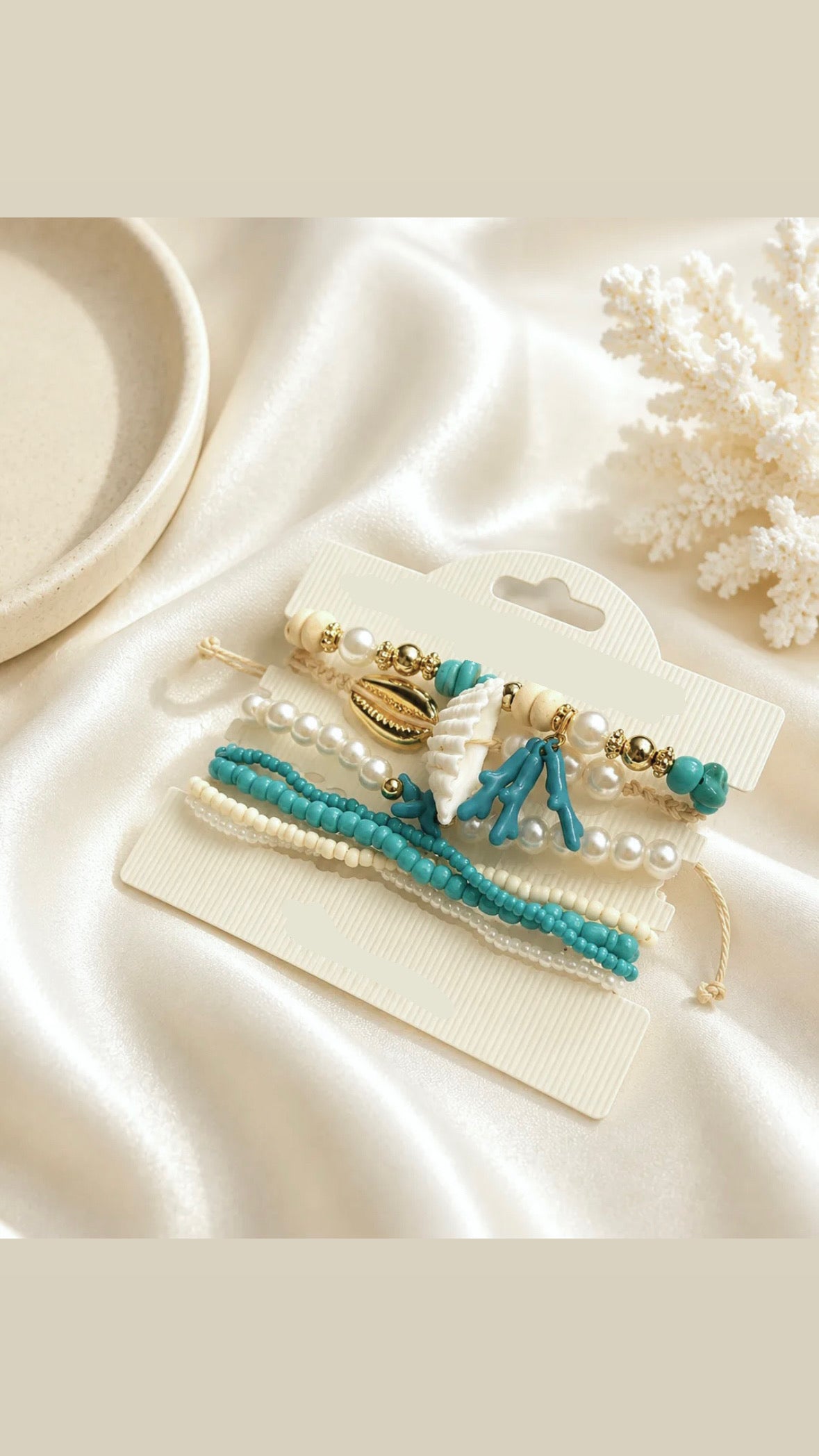 LOT BRACELETS OCEAN BLEU🐚 *