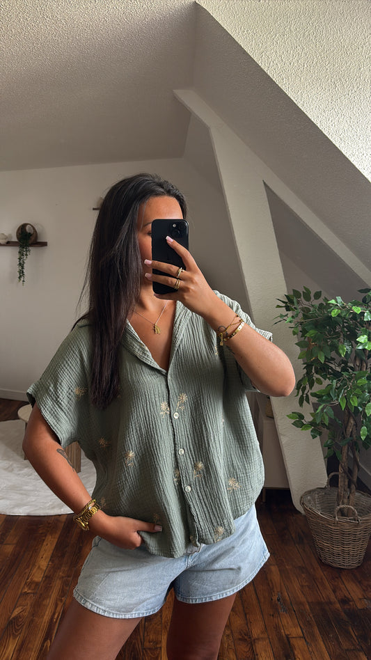 CHEMISES LOUANE GAZE DE COTONS (2 coloris)