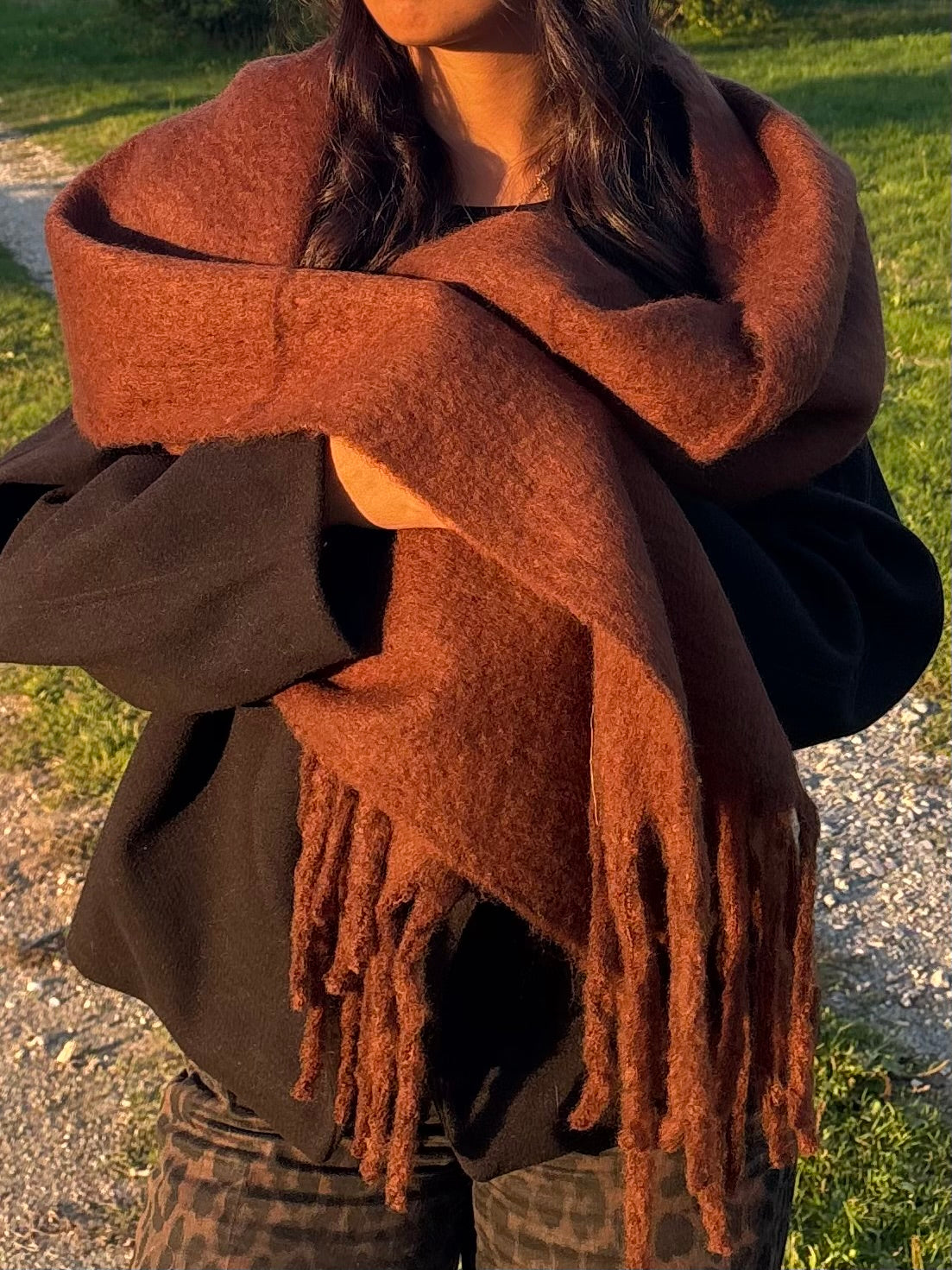 ÉCHARPE MARRON 🐻