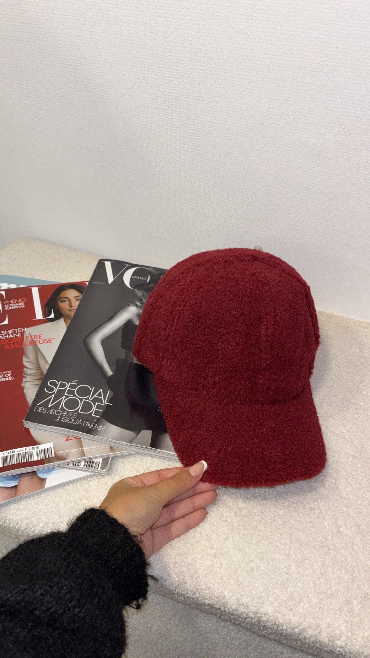 CASQUETTE MOUMOUTE ROUGE