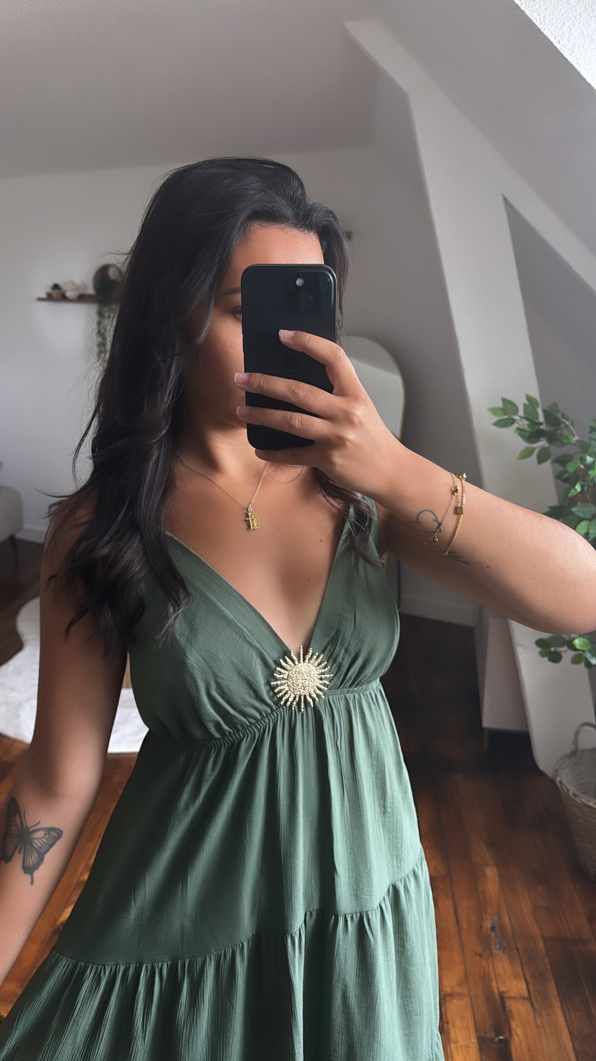 ROBE LONGUE JULIA KAKI