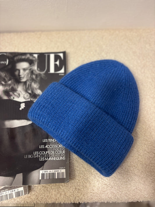 BONNET BLEU PAILLETTES