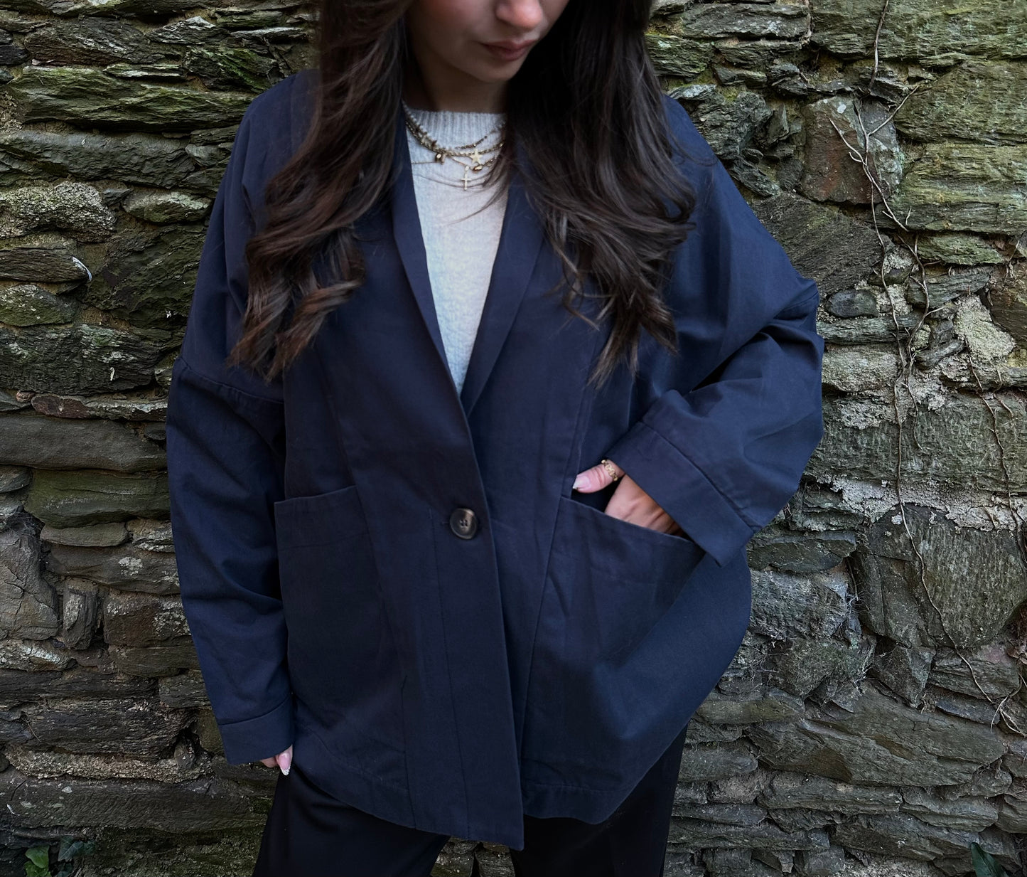 VESTE BLAZER MARINE