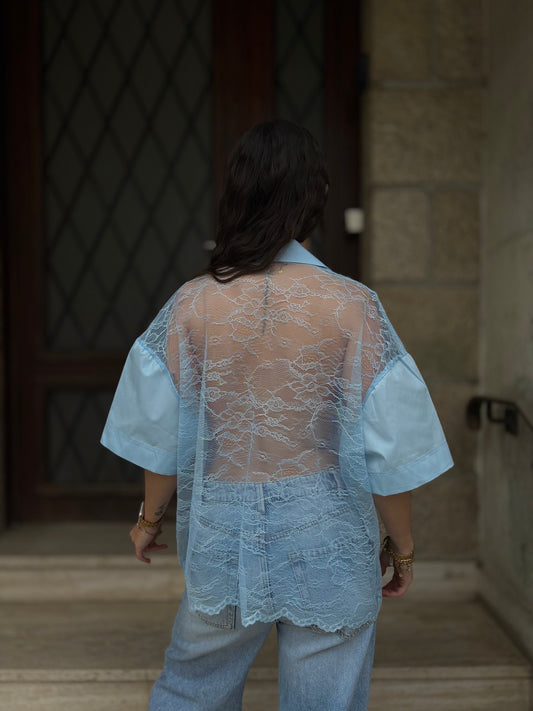 CHEMISE BLEUENN.