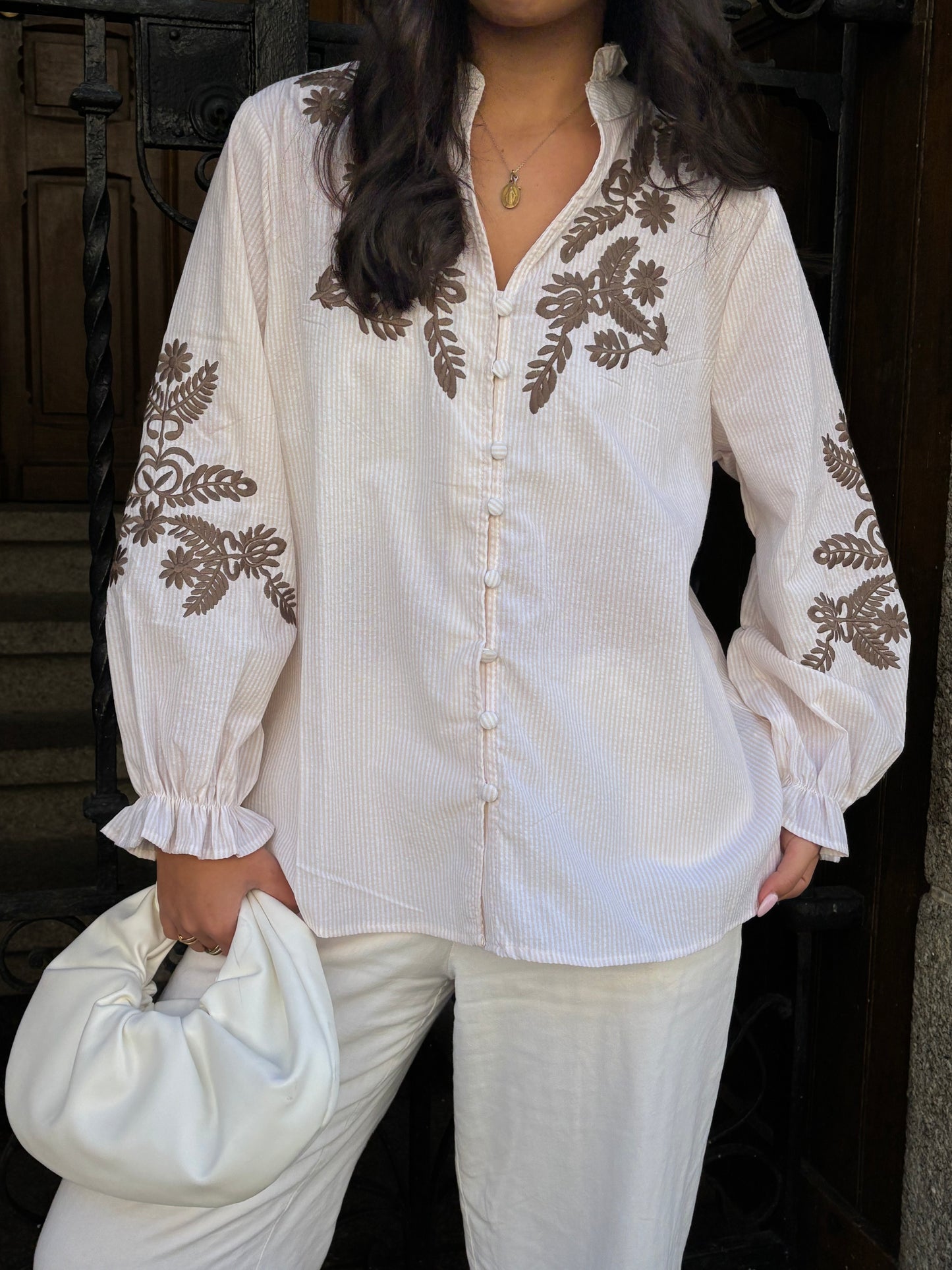 CHEMISE KYARA BEIGE.
