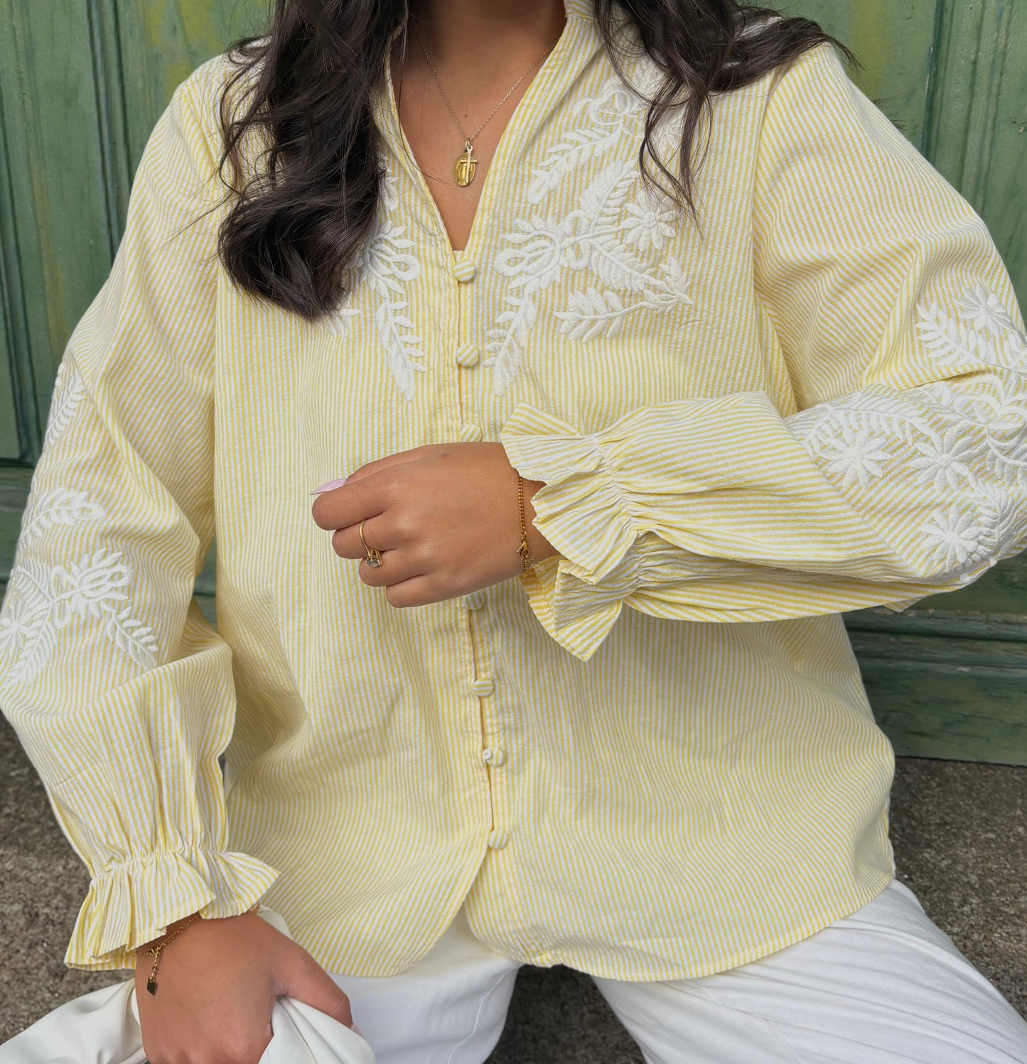 CHEMISE KYARA JAUNE.