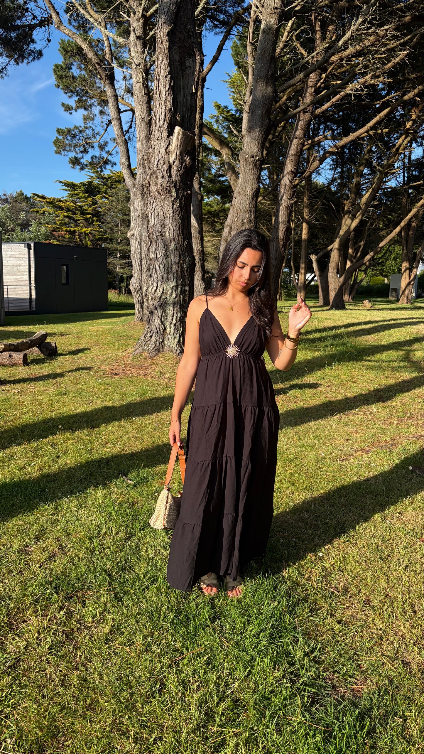 ROBE LONGUE JULIA NOIR précommande
