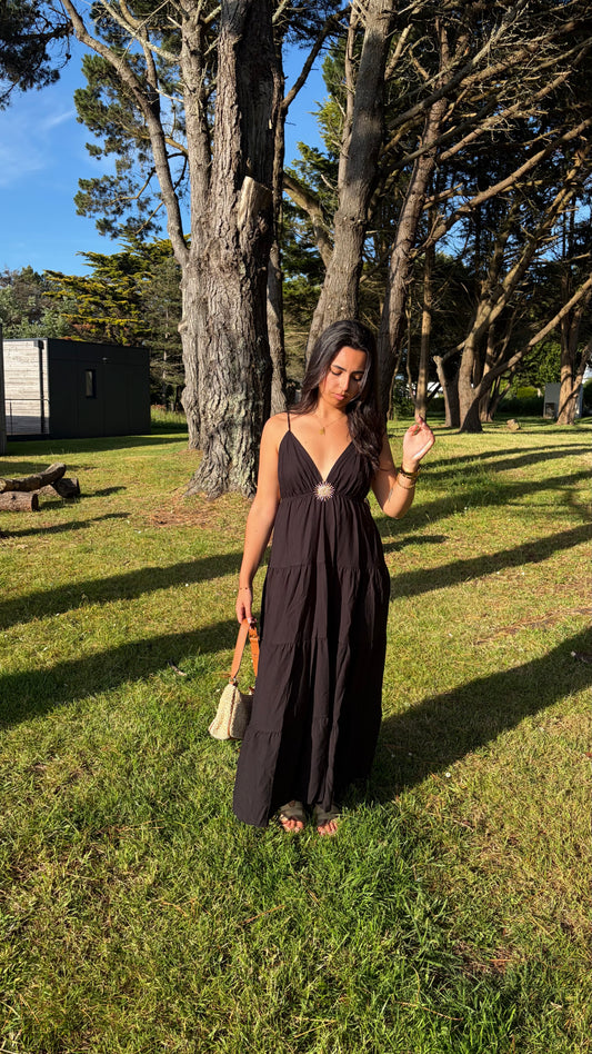 ROBE LONGUE JULIA NOIR précommande