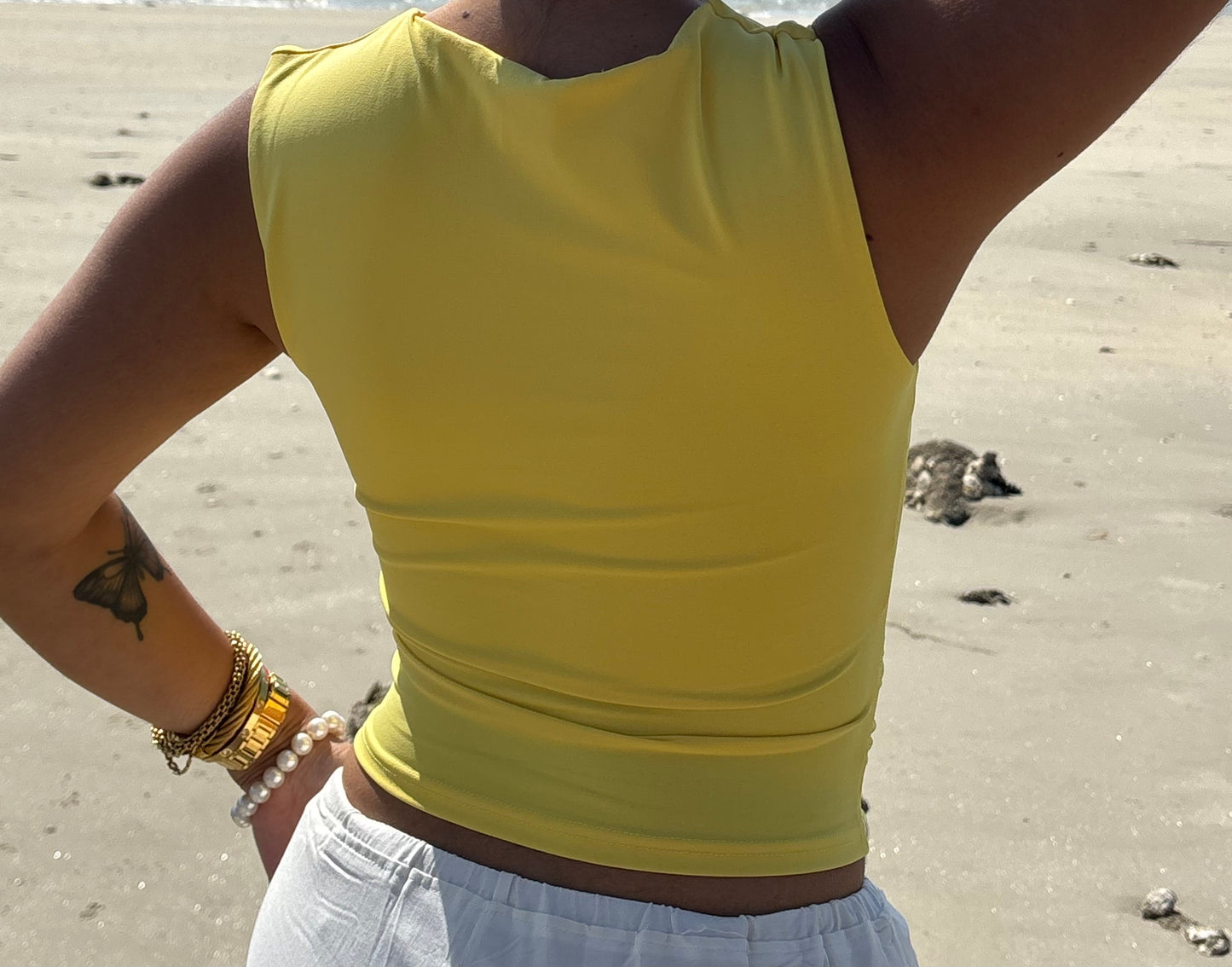 TOP LOLA JAUNE