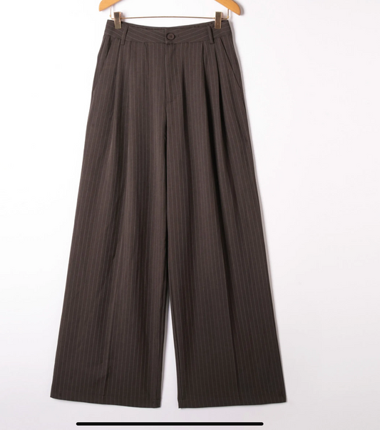 PANTALON TAILLEUR CAFÉ