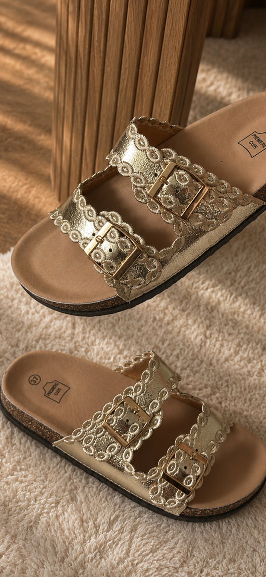 SANDALES GOLD