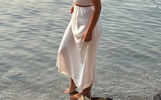 JUPE CÉLINE BLANCHE