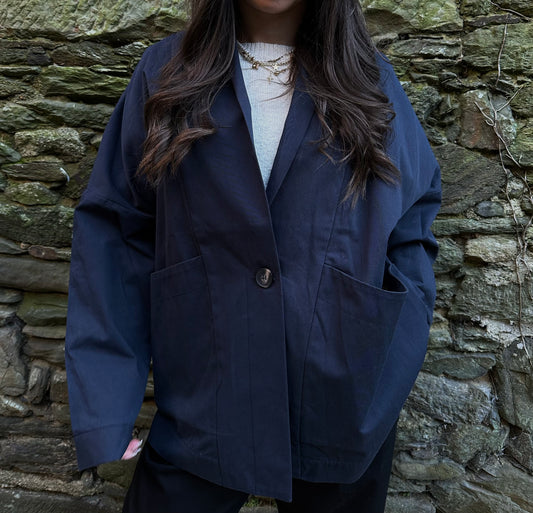 VESTE BLAZER MARINE